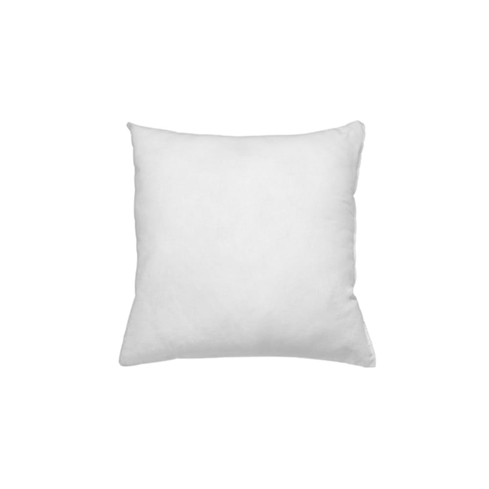 Coussin de garnissage coton et polyester blanc 40x40 cm