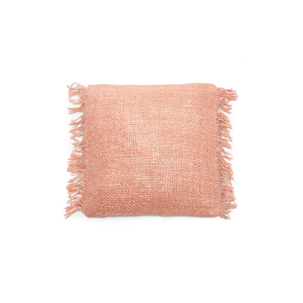 Funda de cojín de algodón en rosa 40x40x10 cm