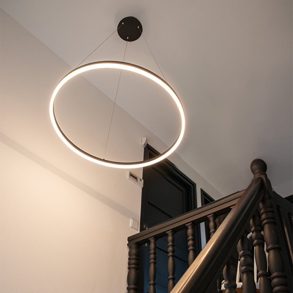 Suspension en plastique noir - Maisons du Monde