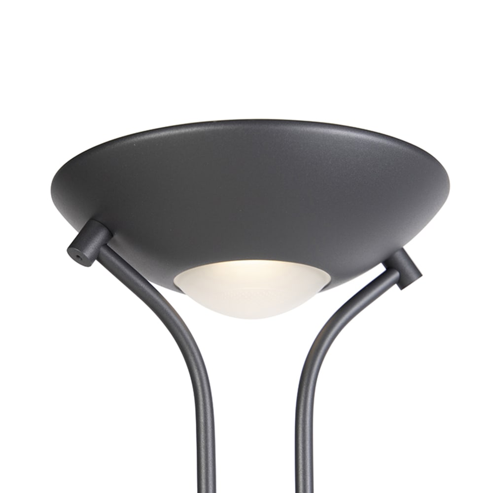Lampadaire en acier noir — vue 3