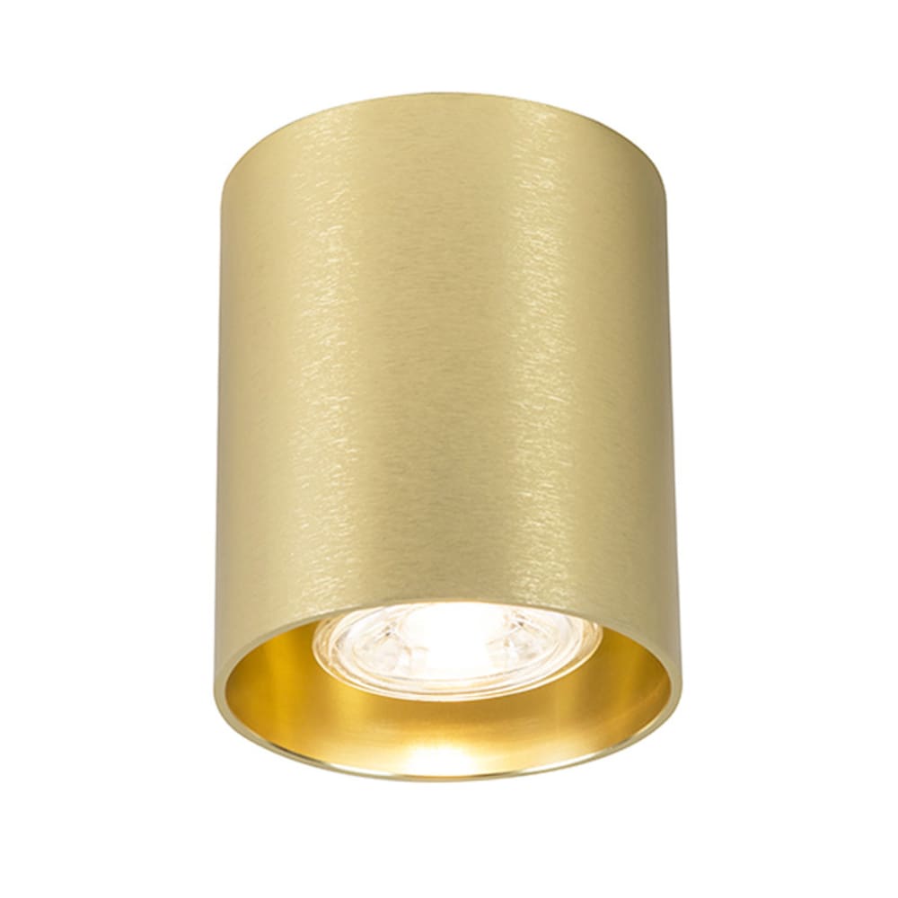 QAZQA Einbaustrahler Gold GU10 50mm style modern Gold Aluminium