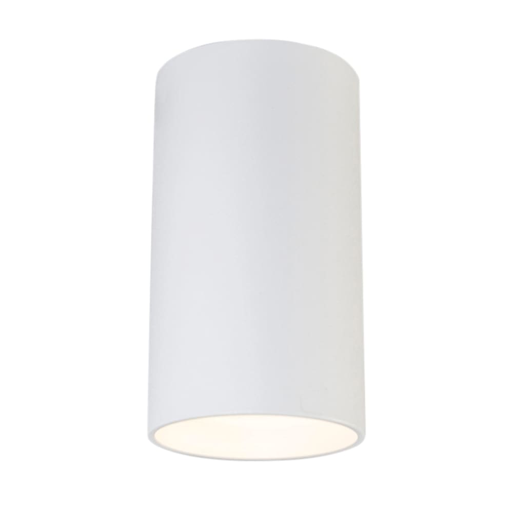 Spot plafond en acier blanc — vue 3