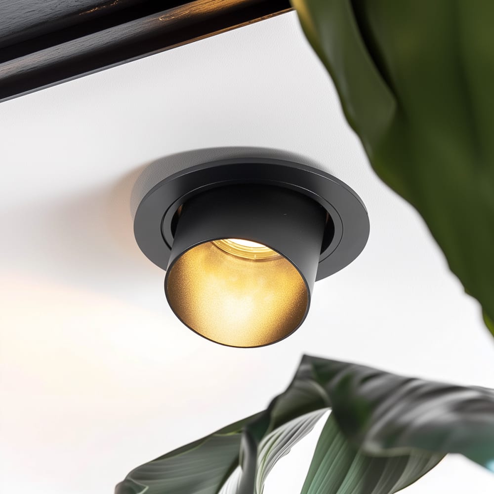 Einbaustrahler aus Aluminium, schwarz - Maisons Du Monde