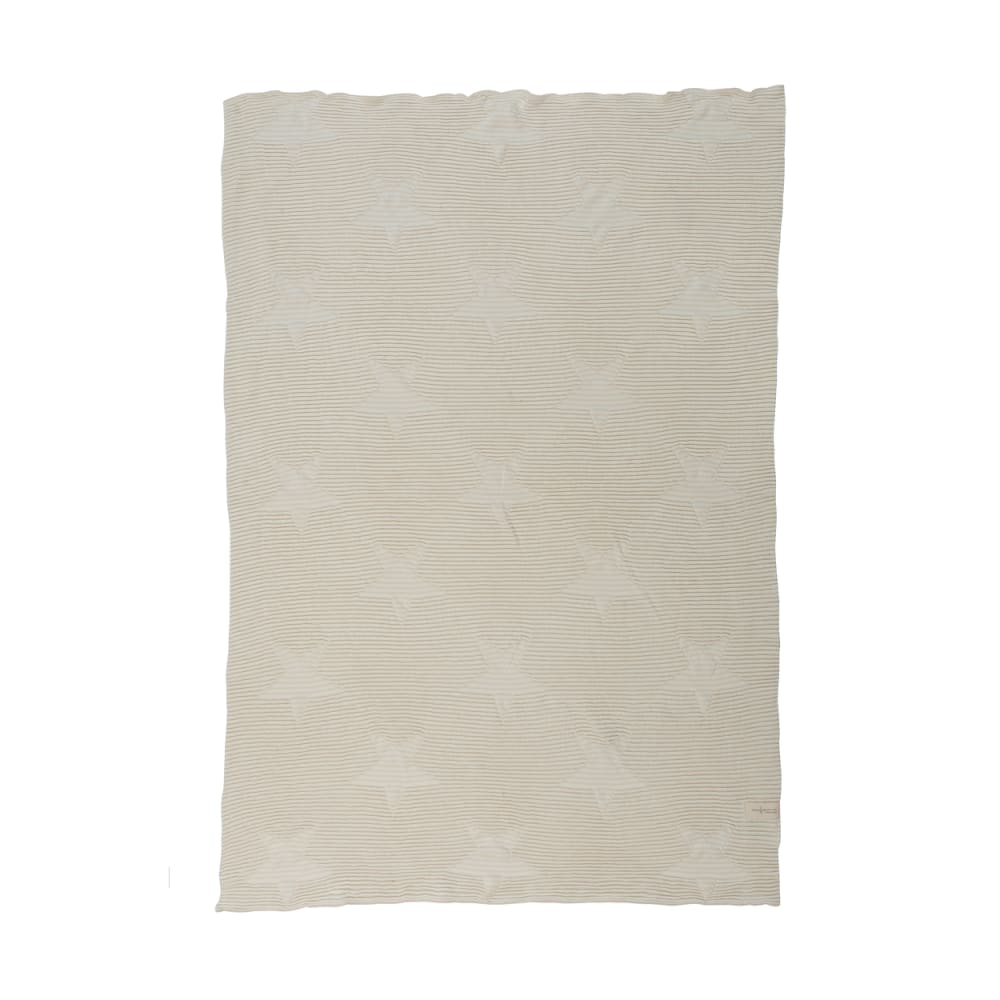 Couverture en coton beige 90x120 Couverture en coton beige 90x120