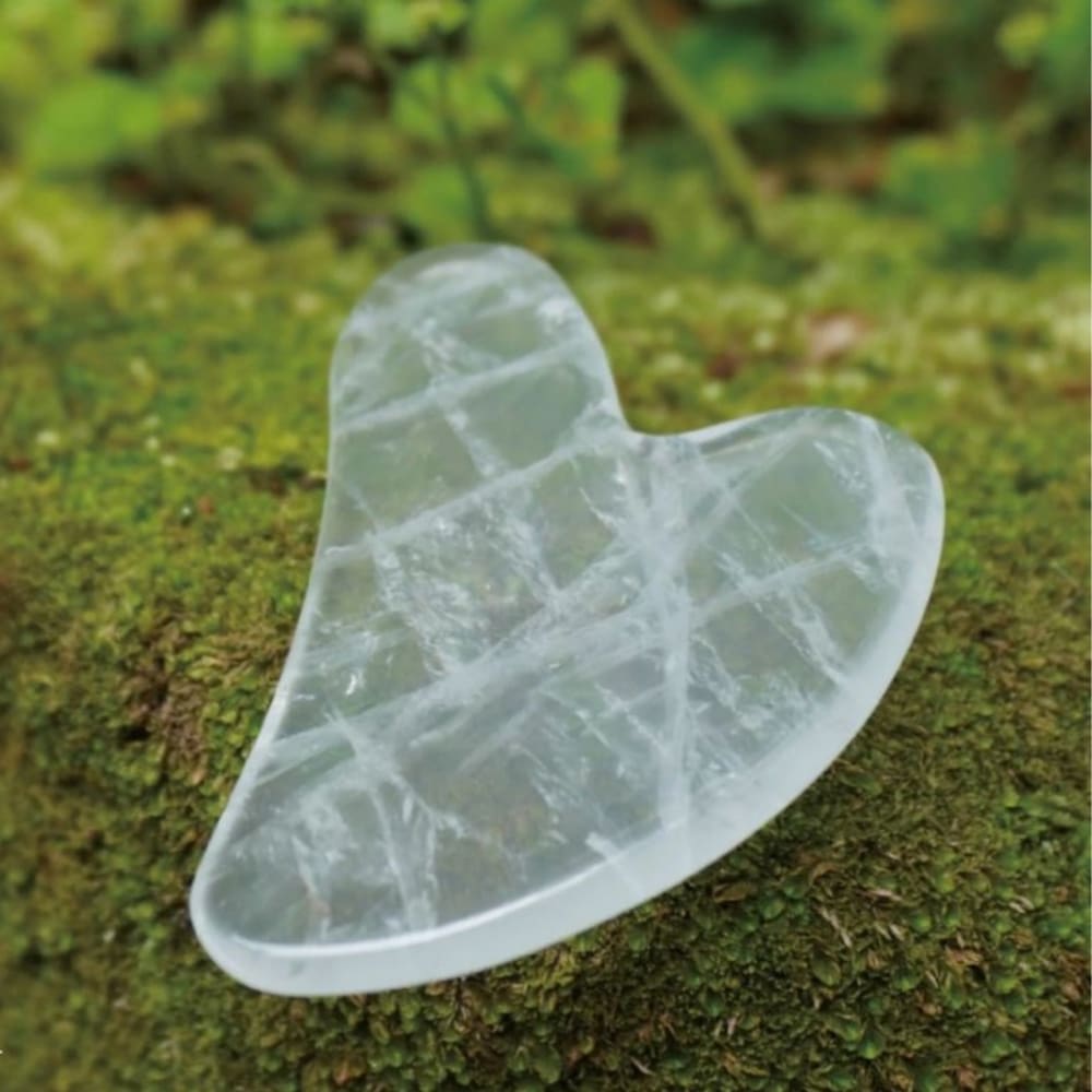 1 GuaSha de cristal de roca + funda - Maisons du Monde
