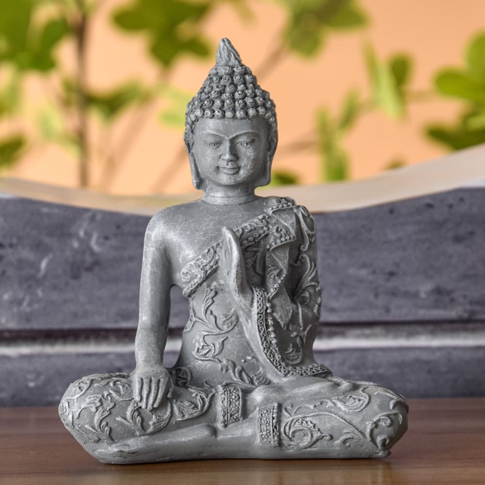 Estatuilla de meditación de buda zen 1 - h12 cm - Maisons du Monde