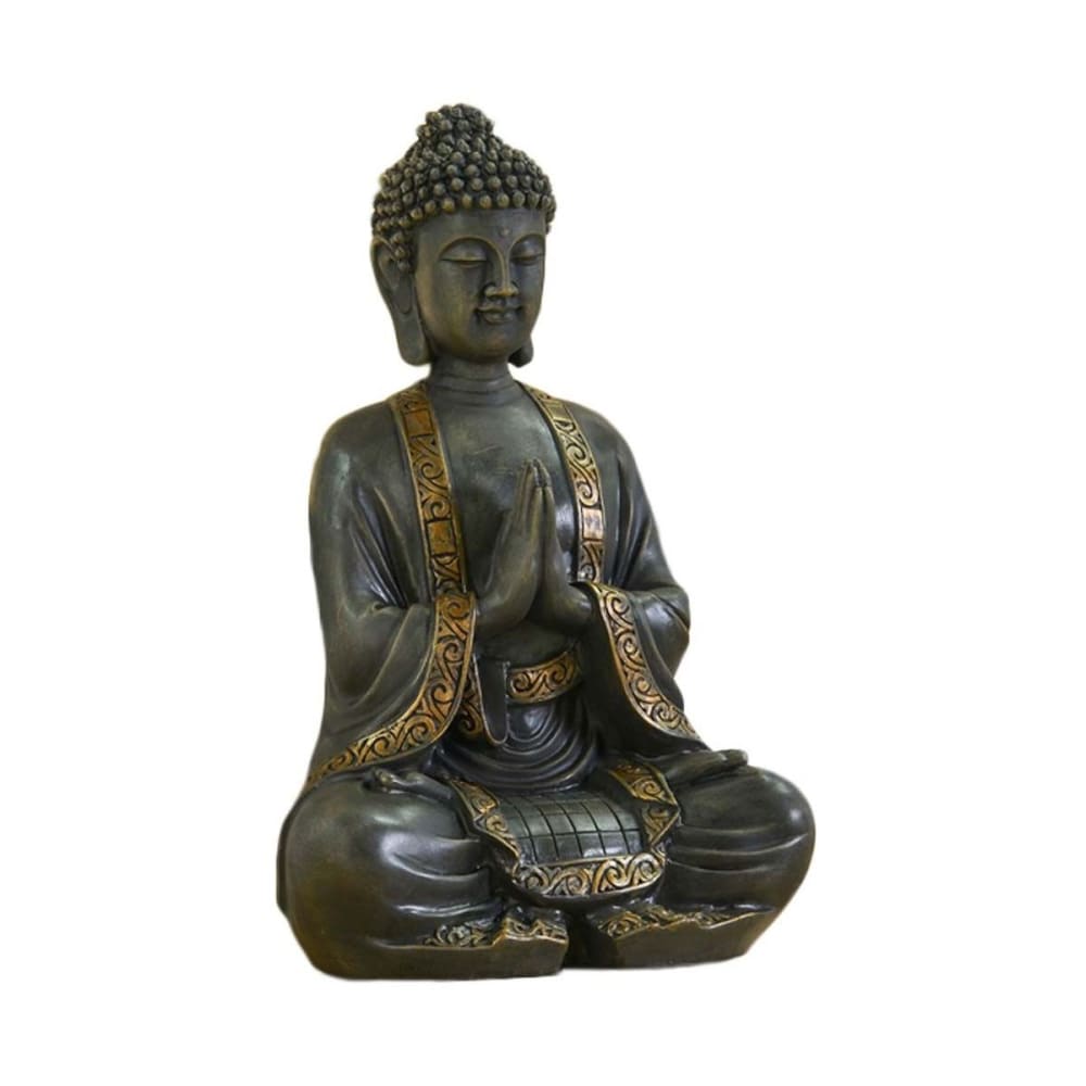 Estatua grande de meditación de Buda Zen - H37