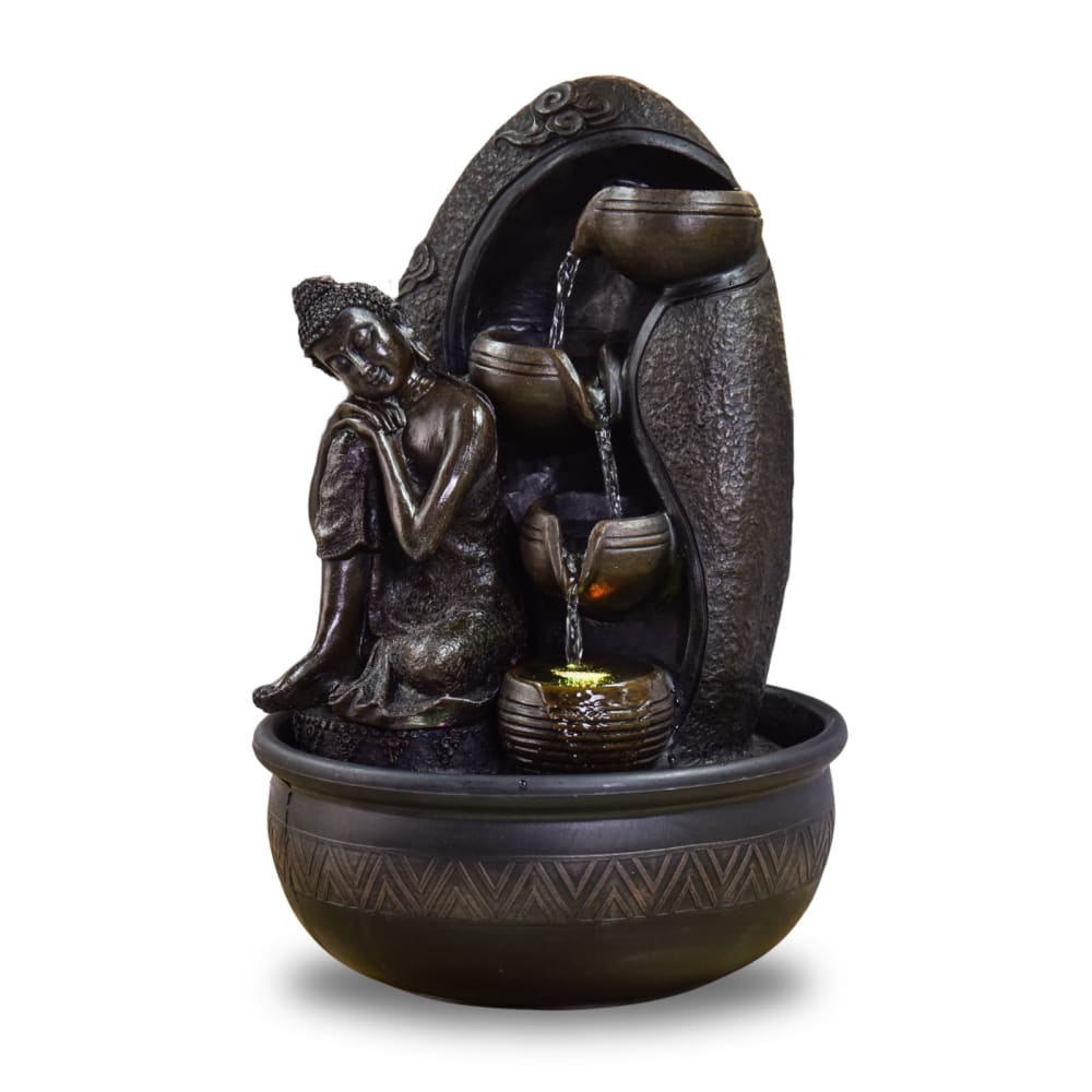Fuente de buda krishna - h40 cm