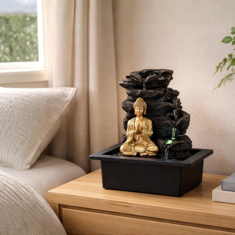 Fontana da interno buddha - h25cm - Zen'Light