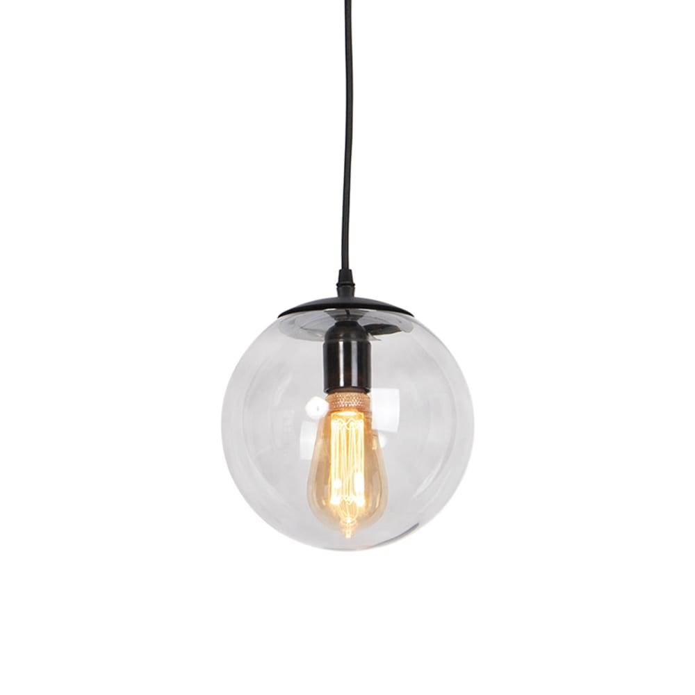 QAZQA Pendelleuchte aus Glas, grau style modern - Glas