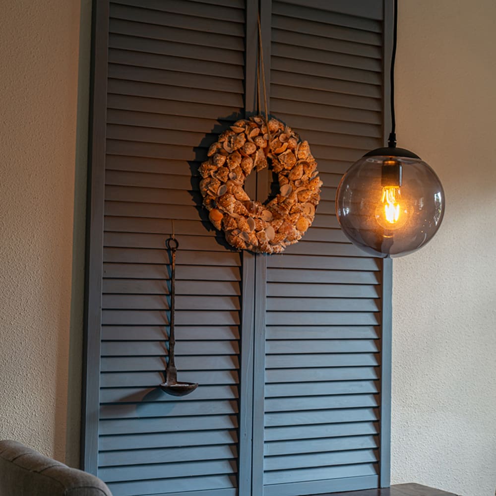 Pendelleuchte aus Glas, grau - Maisons Du Monde