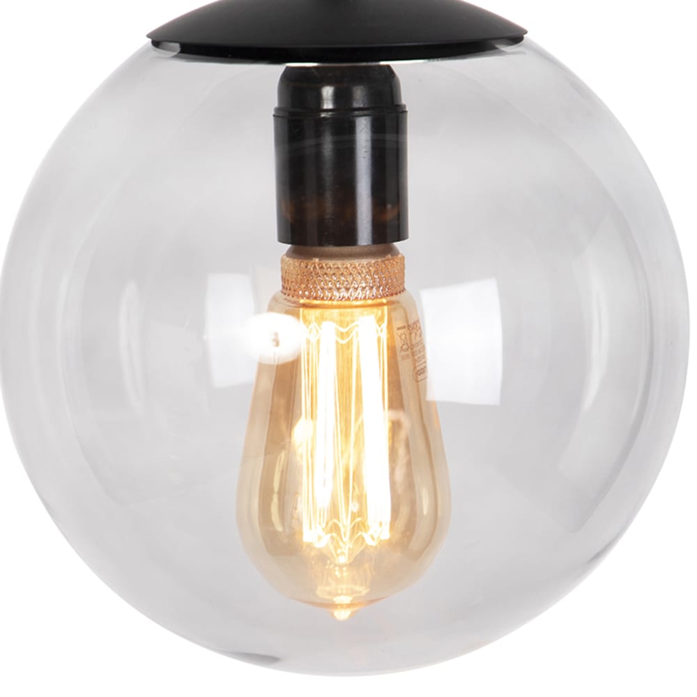 Suspension en verre gris — vue 3