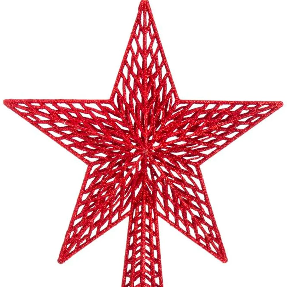 Cimier de sapin de noël étoile rouge - Maisons du Monde
