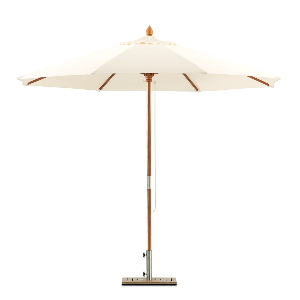 Toile de rechange blanche pour parasol rond 250cm