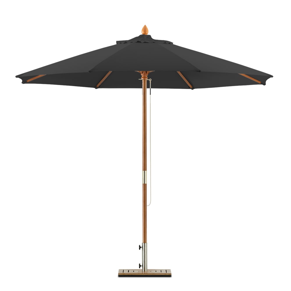 Toile de rechange noire pour parasol rond 250cm