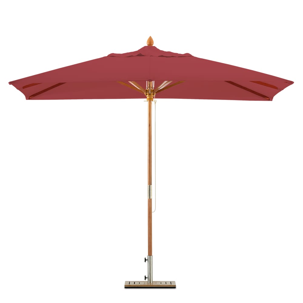 Toile de rechange rouge pour parasol carré 300cm
