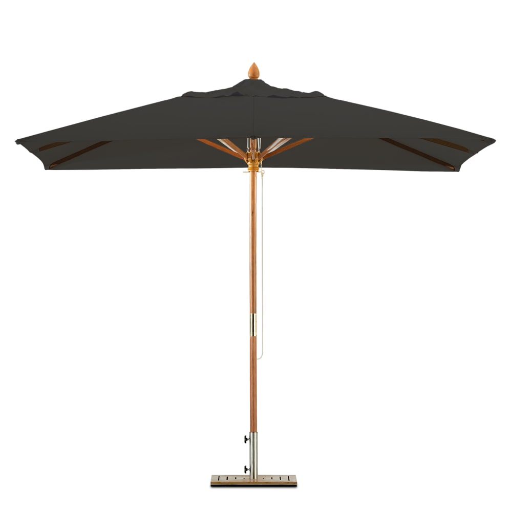 Toile de rechange noire pour parasol carré 300cm