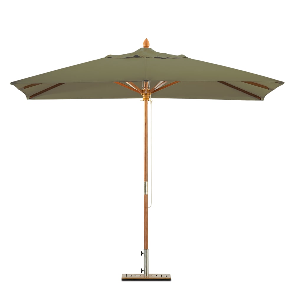 Toile de rechange marron pour parasol carré 300cm