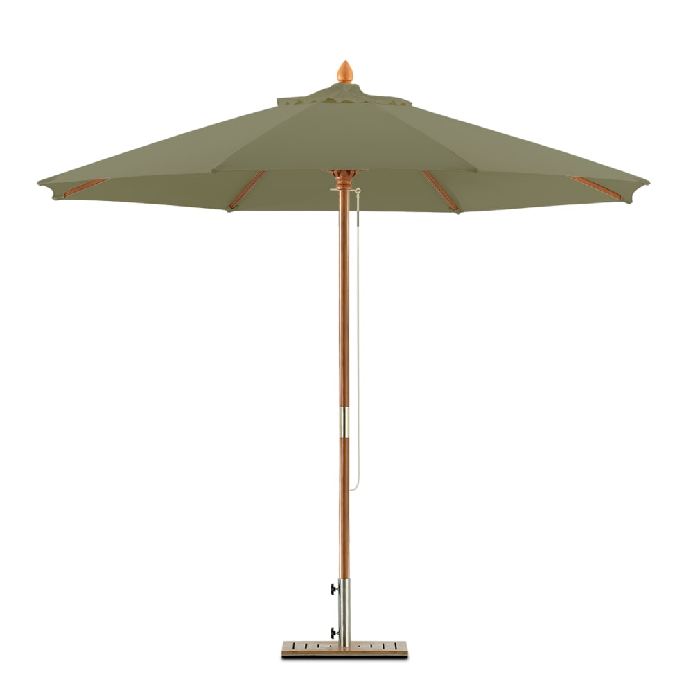 Defora Home Ersatz-Sonnenschirmstoff 300cm rund braun - Pes - Polyester