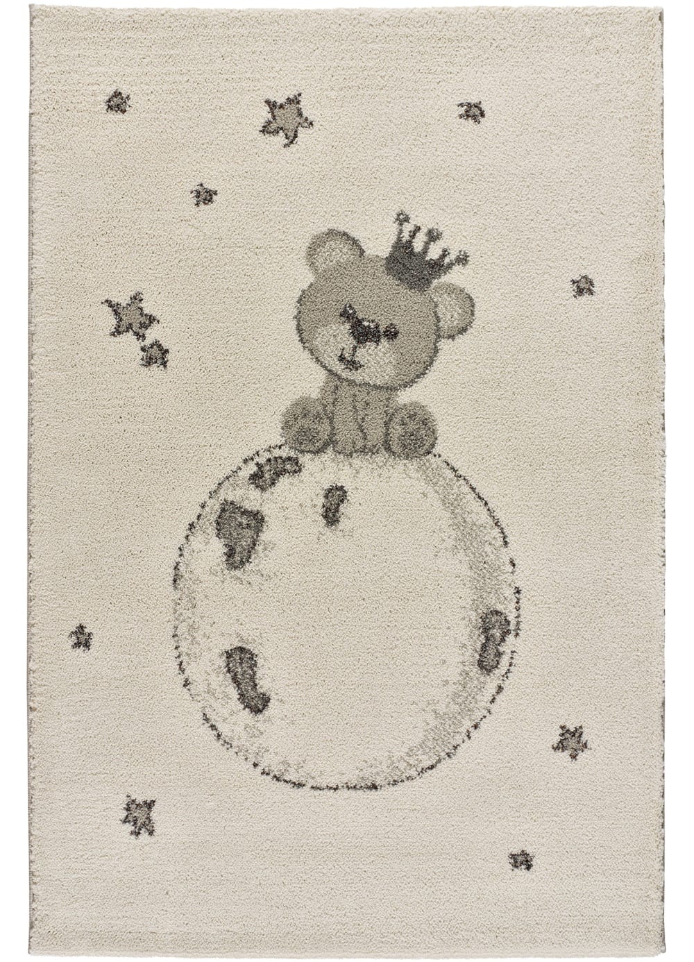 Tappeto bambini orsacchiotto bianco, 115x170 cm - Modello Contemporaneo - Bianco - Öko-Tex Zertifikat - PP - Polipropilene