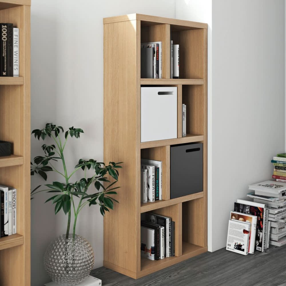 Bibliothèque chêne naturel H159 - Maisons du Monde