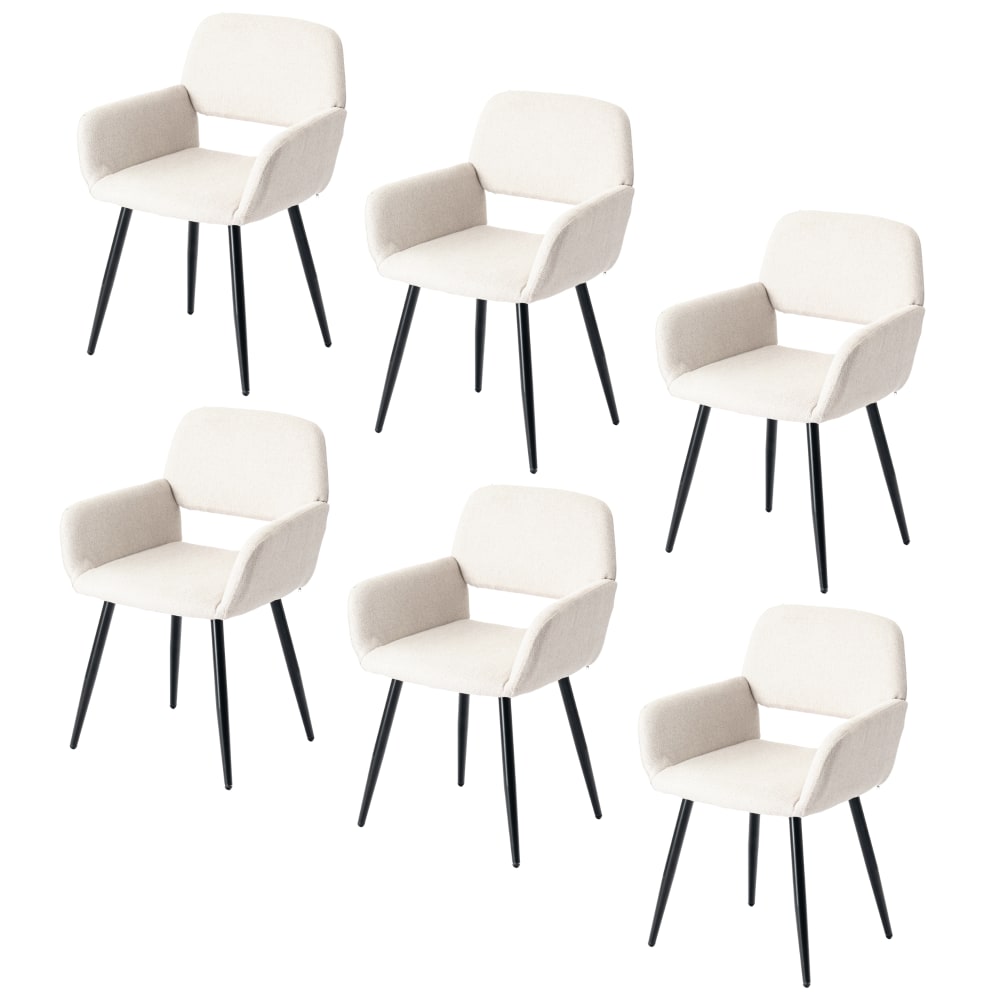 Lot de 6 chaises scandinaves