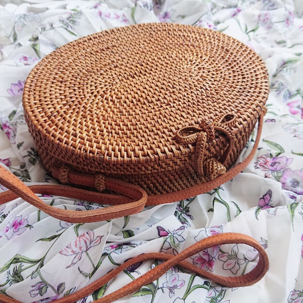 Ovale Tasche aus Rattan, Braun - Maisons Du Monde