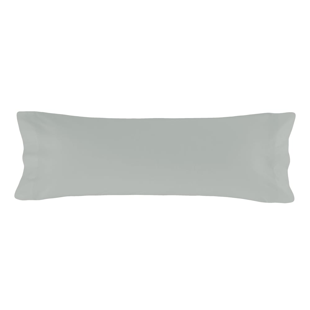 Funda de almohada 100% algodón gris 45x155 cm (cama 135/140)