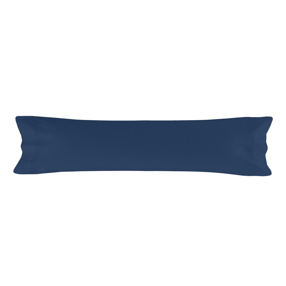 Funda de almohada 100% algodón azul marino 45x155 cm (cama 135/140)