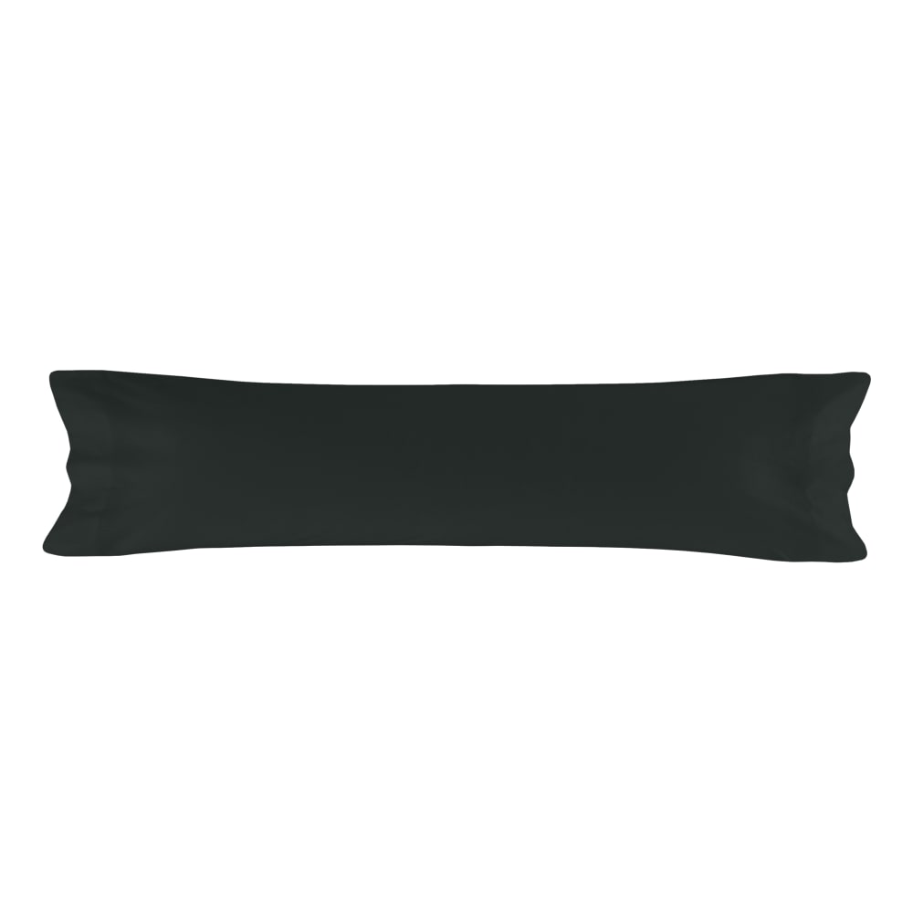 Funda de almohada 100% algodón negro 45x155 cm (cama 135/140)