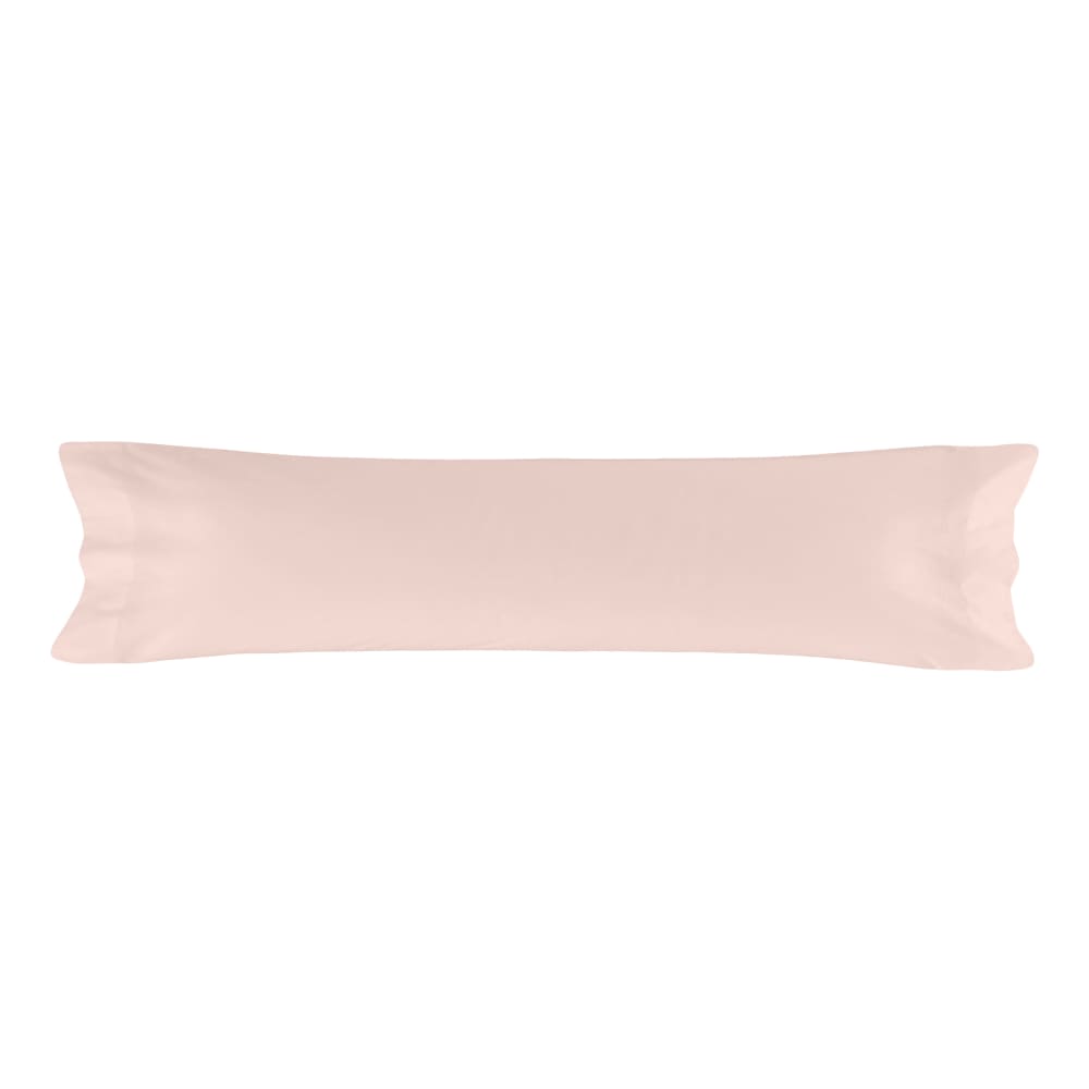 Funda de almohada 100% algodón rosa palo 45x155 cm (cama 135/140)