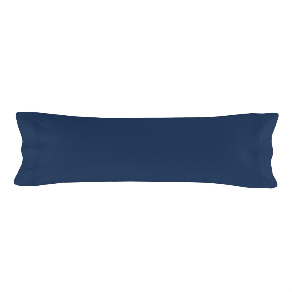 Funda de almohada 100% algodón azul marino 45x125 cm (cama 105)