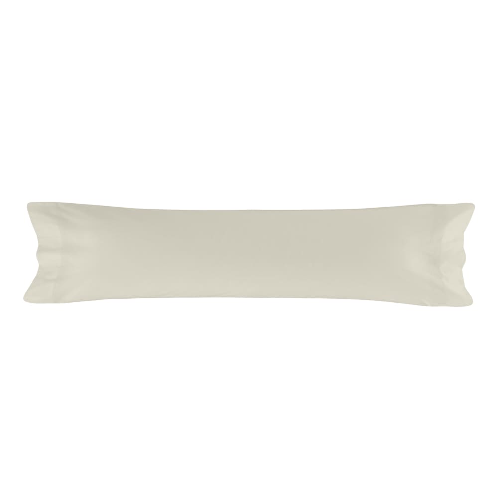 Funda de almohada 100% algodón beige 45x155 cm (cama 135/140)