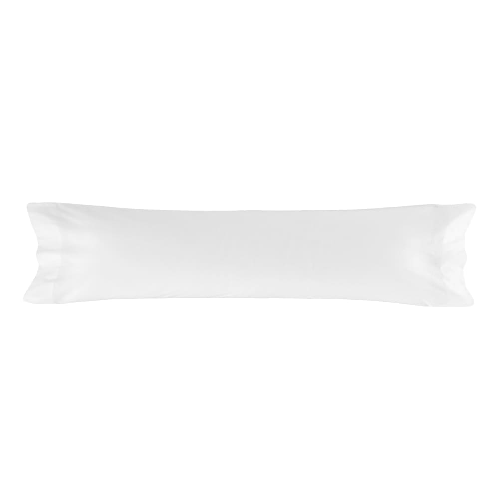 Funda de almohada 100% algodón blanco 45x155 cm (cama 135/140)