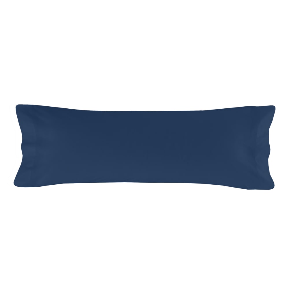 Funda de almohada 100% algodón azul marino 45x110 cm (cama 90)
