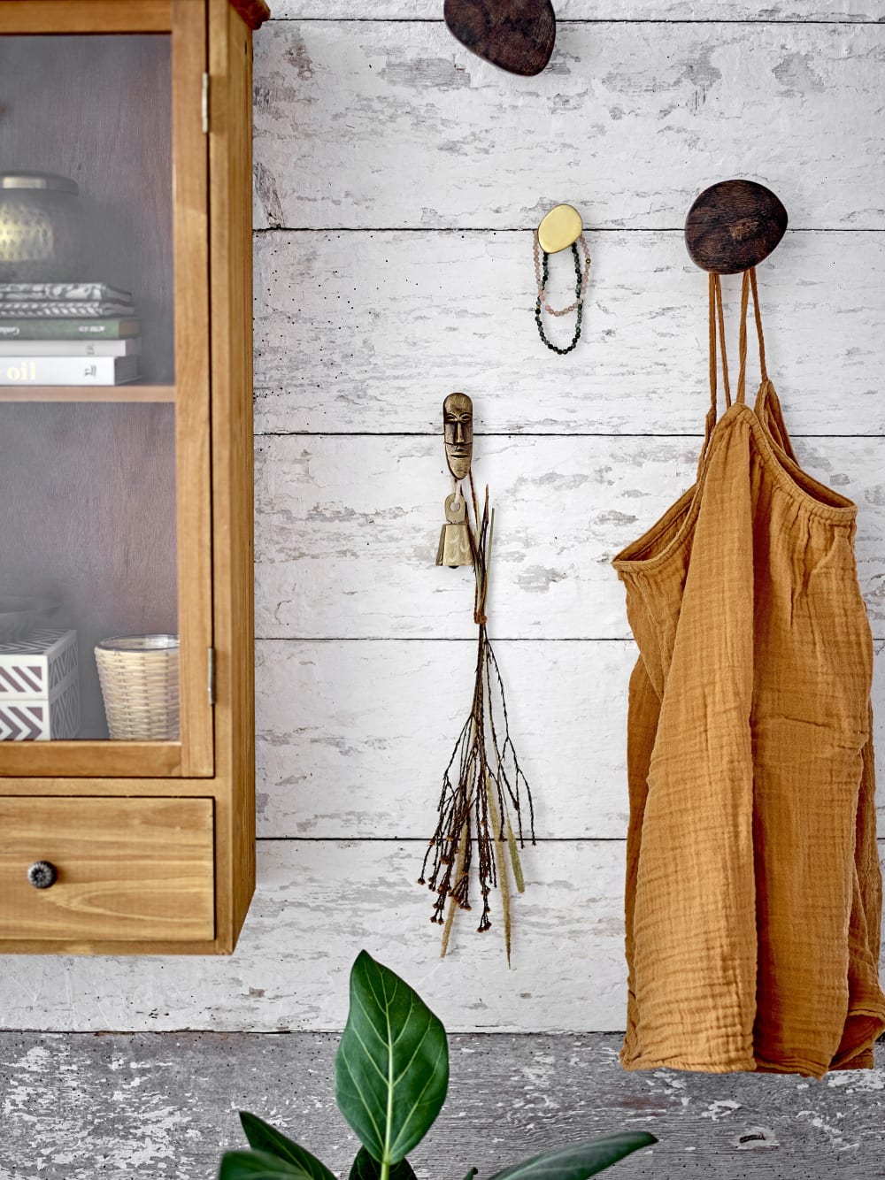 Lot de 3 crochets en aluminium doré - Maisons du Monde