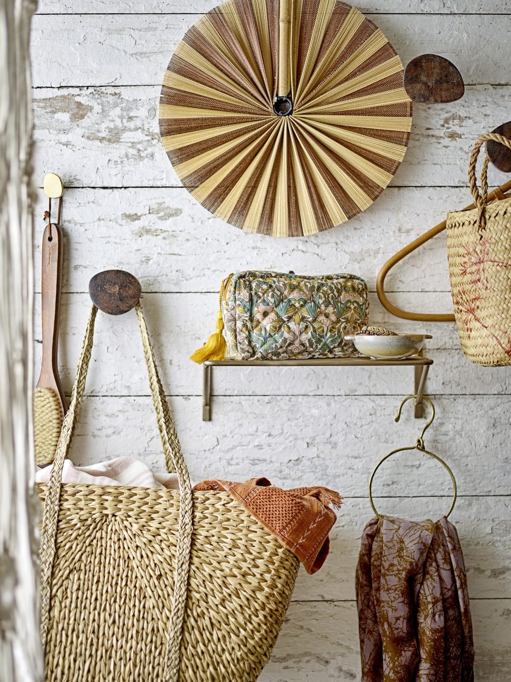 Set di 3 cestini di alghe beige - Bloomingville