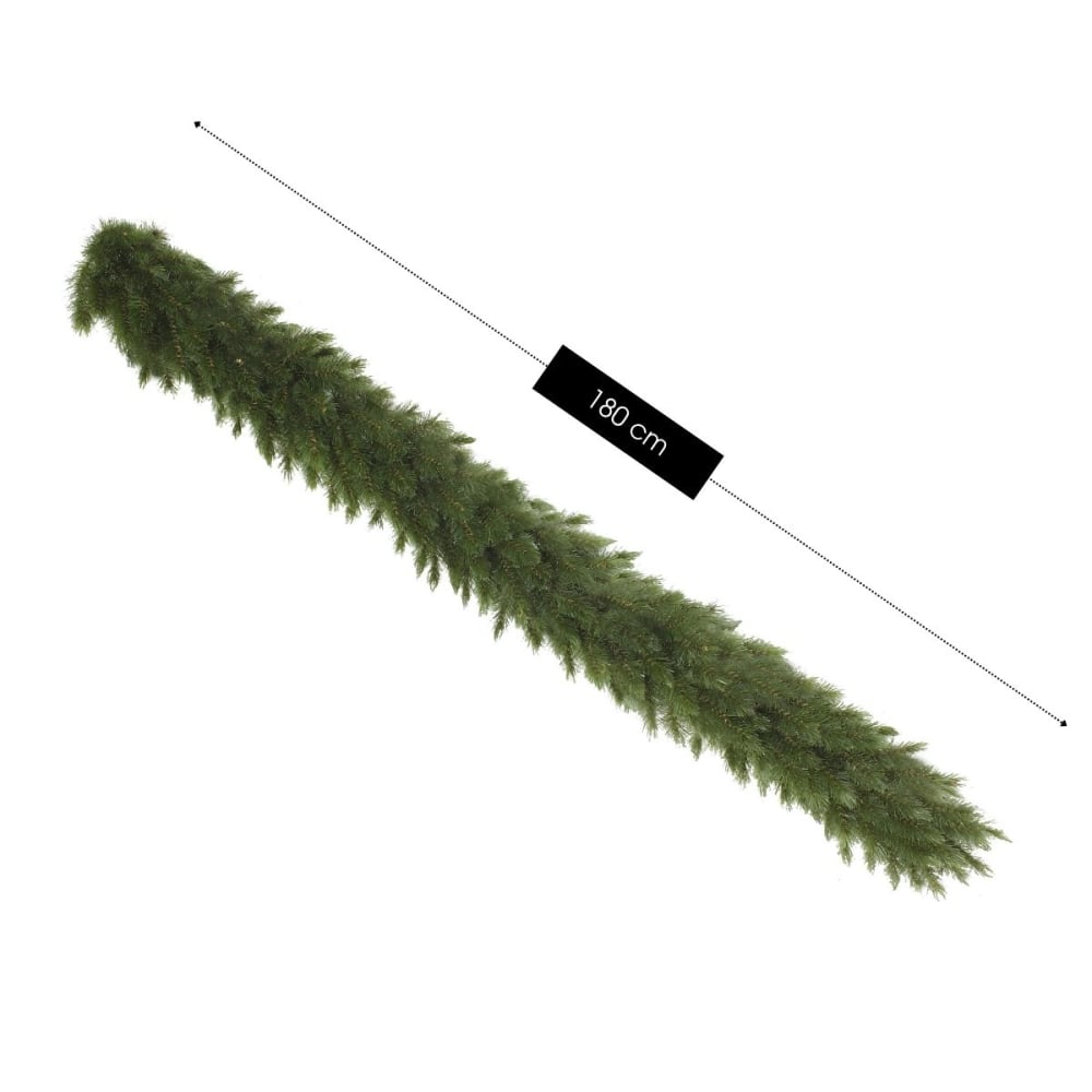 Guirnalda forest frosted verde h33xb33xl180cm - Maisons du Monde