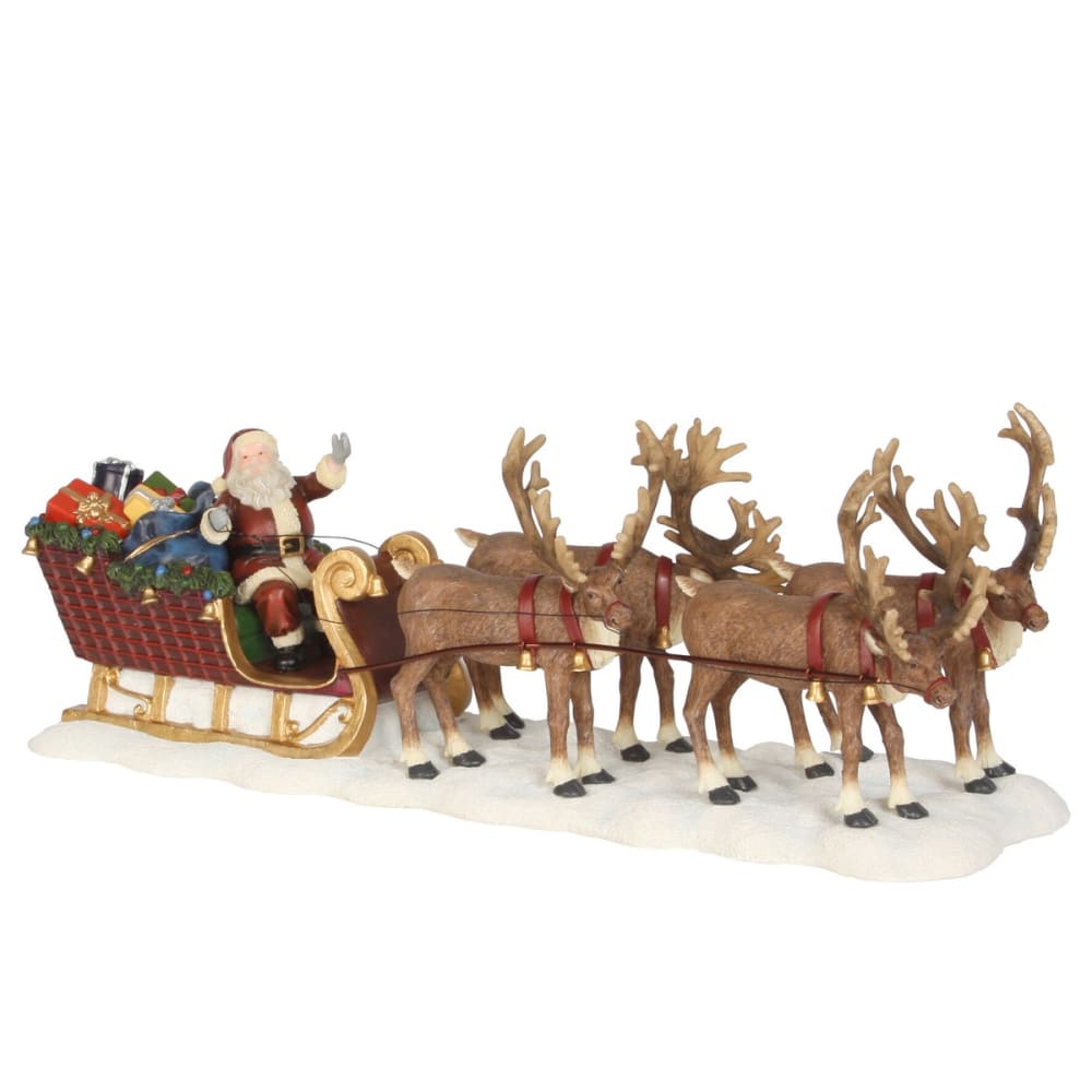LuVille Weihnachtsdorf Luville Originals Mehrfarbig Kunststoff H8xB6.5xL21cm style classic chic Mehrfarbig Pvc - Polyvinlychlorid Festliche Dekoration