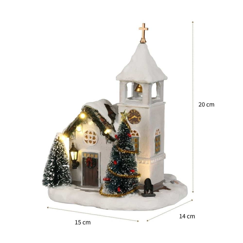 Villaggio di natale luville originals multicolore h20xb15xl14cm