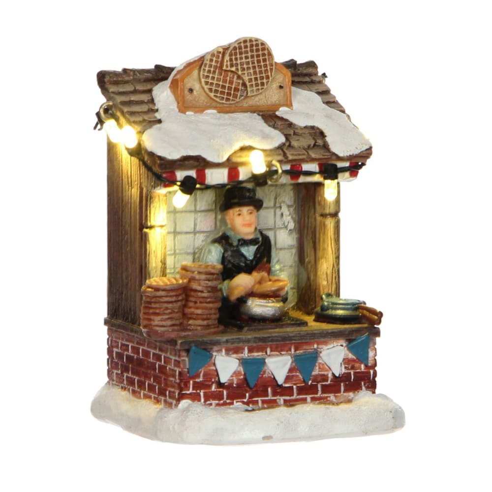 LuVille Weihnachtsdorf Luville Originals Mehrfarbig Kunststoff H10xB6xL7cm style classic chic Mehrfarbig Pvc - Polyvinlychlorid Festliche Dekoration