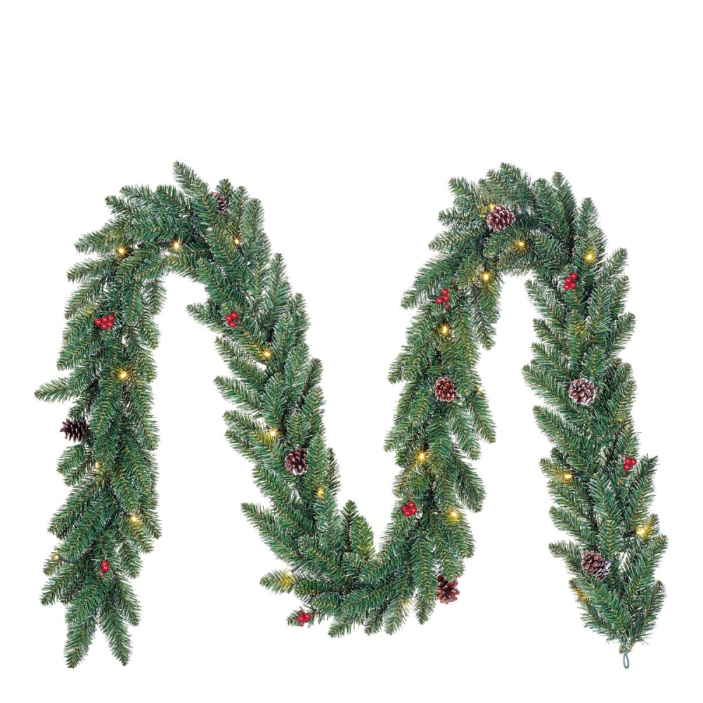 Garland creston verde h20xb20xl270cm - Modello Esotico - Verde - PVC - Cloruro di polivinile
