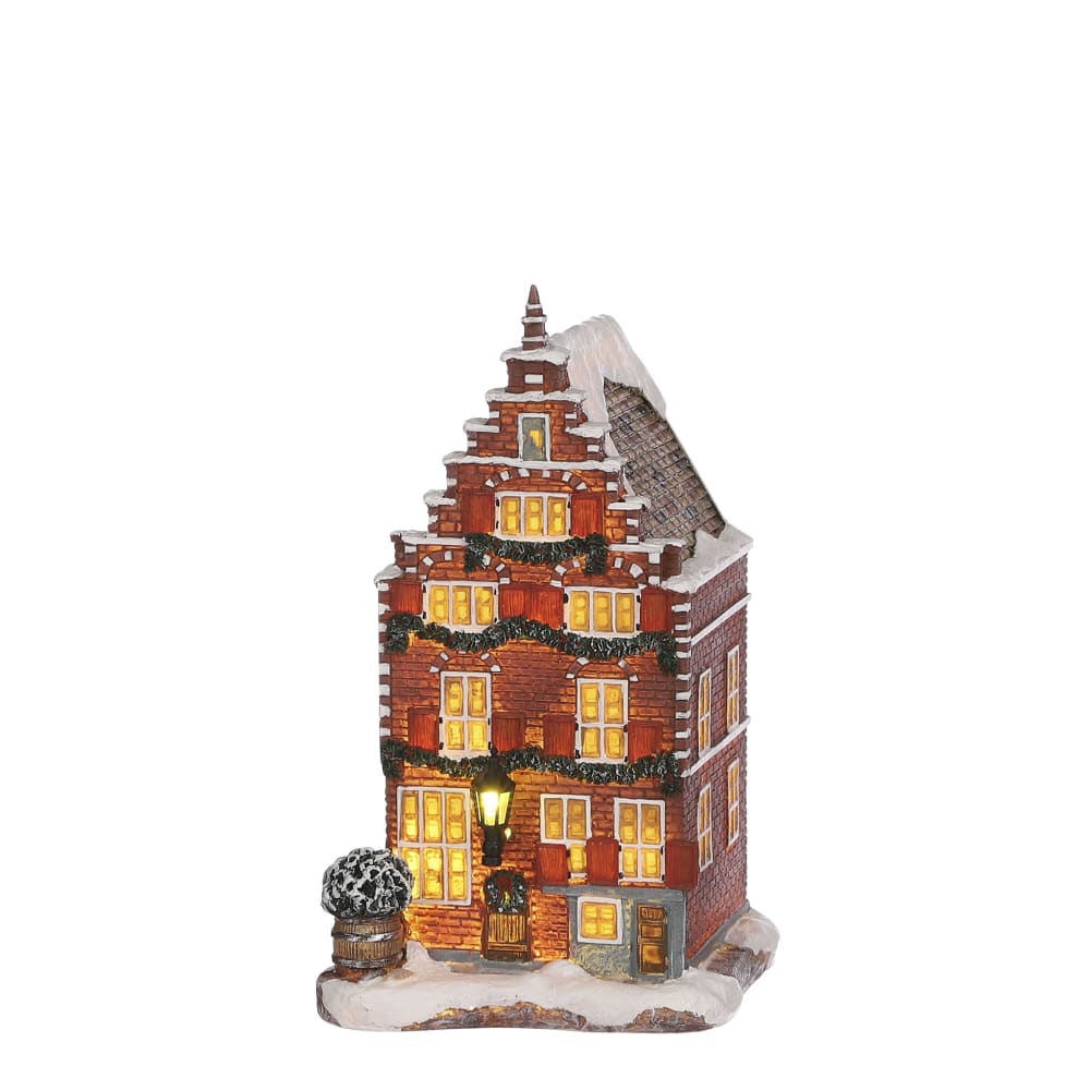 Miniatura de la aldea de navidad casa del canal alt. 19