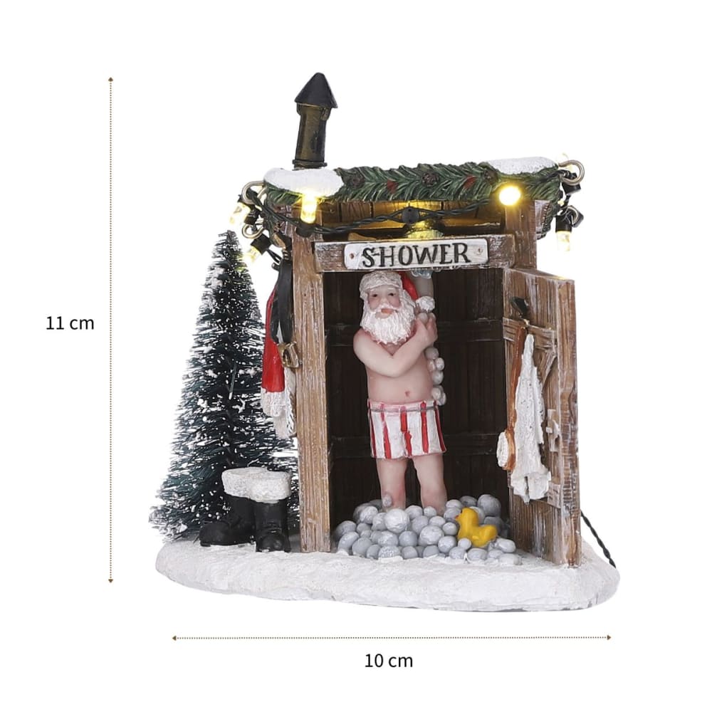 Pueblo navideño luville originals blanco h11xb8.5xl10cm - Maisons du Monde