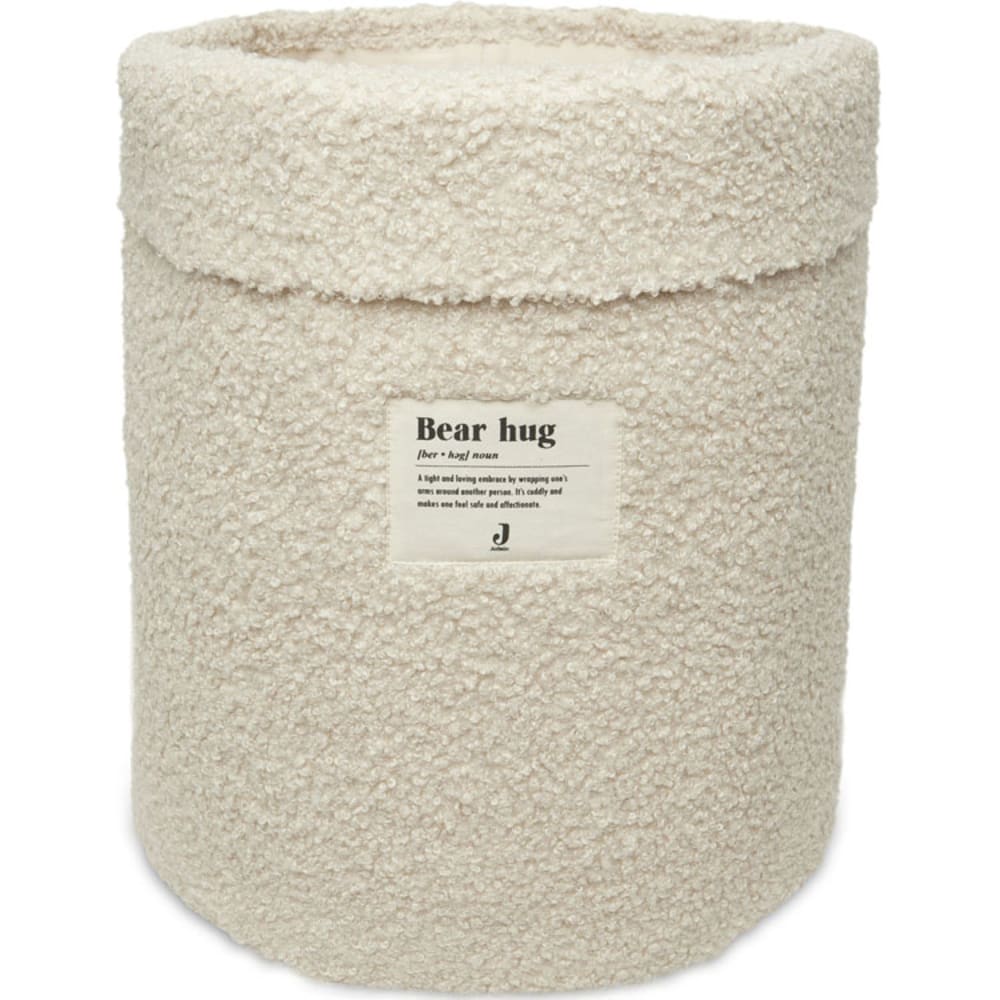 Jollein Panier de rangement Boucle Beige Pes - Polyester - 30x35x0cm