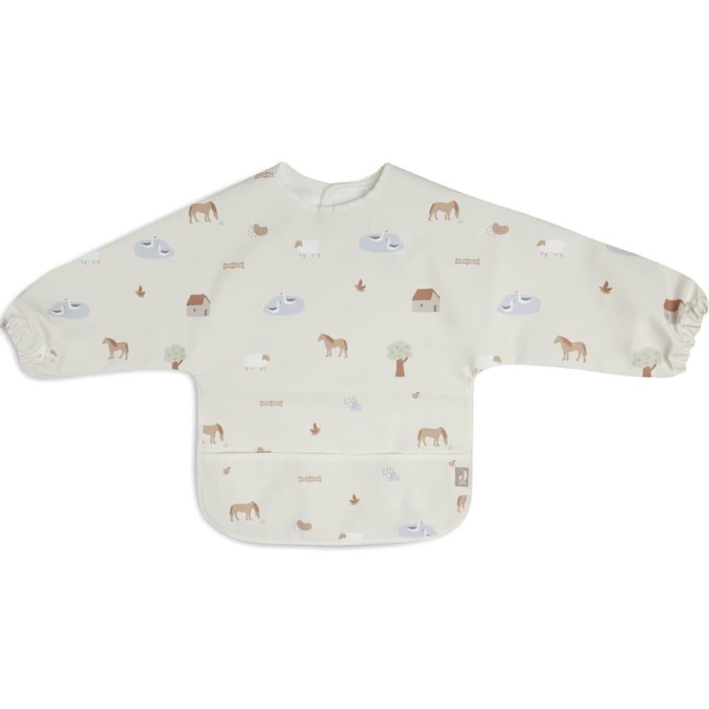 Jollein Bavoir manches longues Farm Beige Pes - Polyester - 26x40x75cm