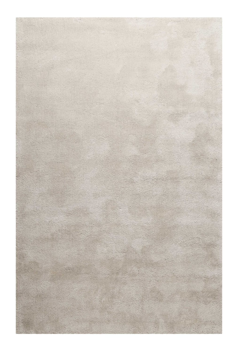Tapis en microfibre dense beige grisé 70x140 cm