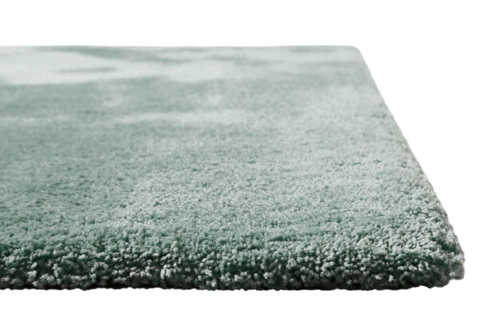 Tapis en microfibre dense vert bleu grisé 120x170 cm — vue 4