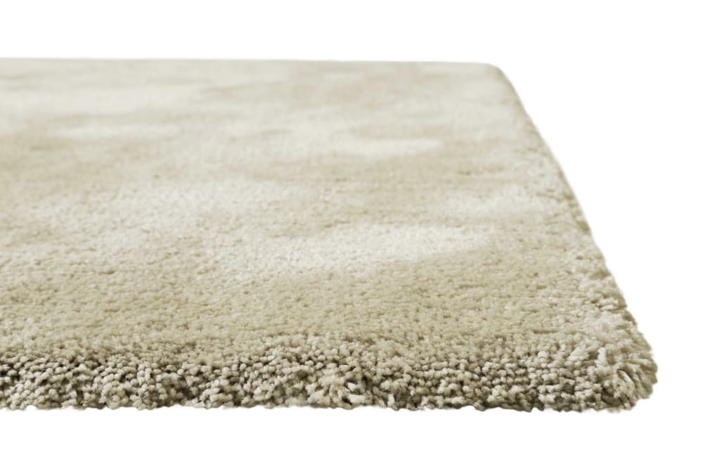 Tapis en microfibre dense beige doré 70x140 cm — vue 4