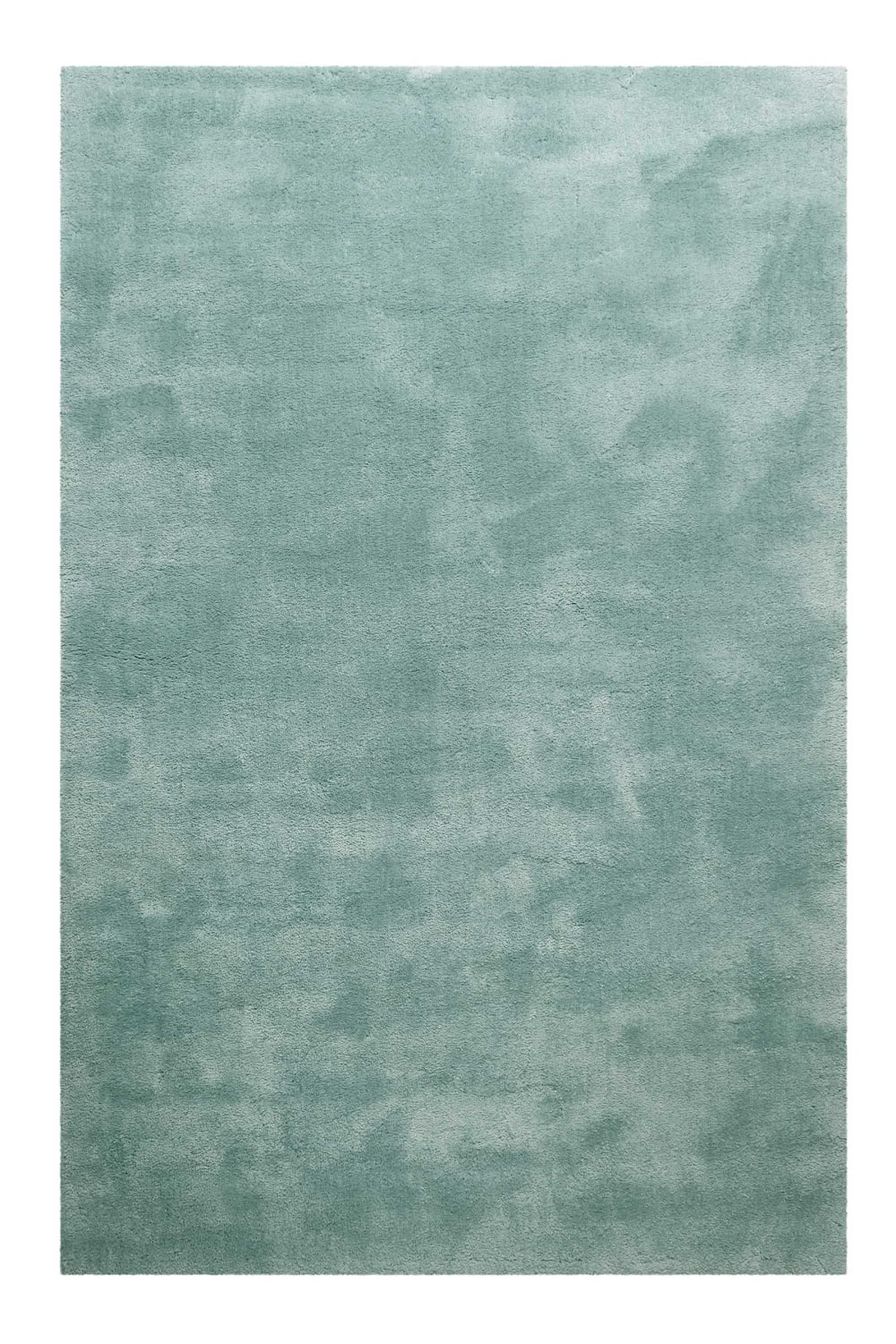 Tapis en microfibre dense vert bleu grisé 200x290 cm